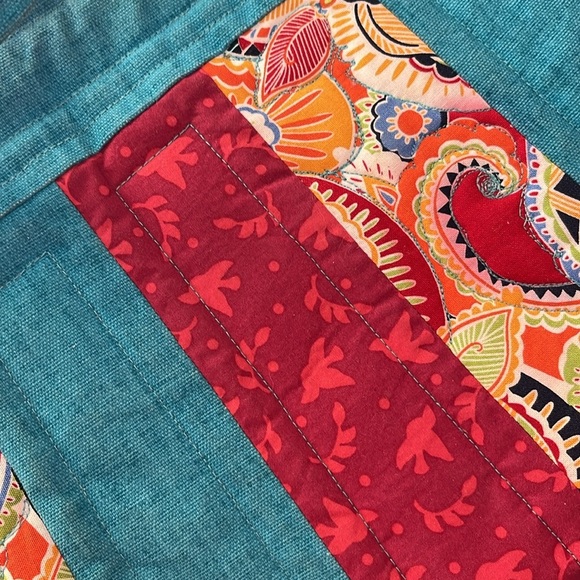 Handcrafted Quilted Tote Bag - Picture 2 of 4